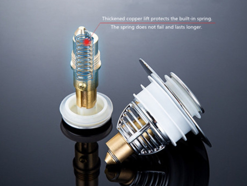 Universal Drain Magic Sink Stopper - Instantly Replace Broken Stoppers