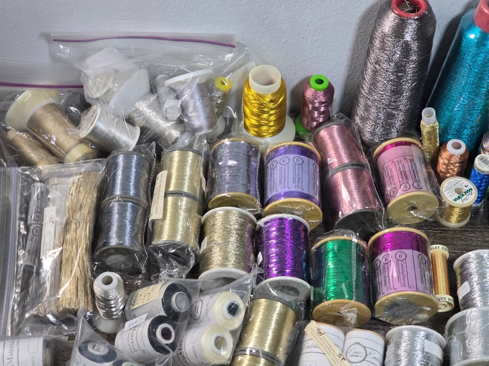 Embroidery Thread Spool Cone Lot Vintage