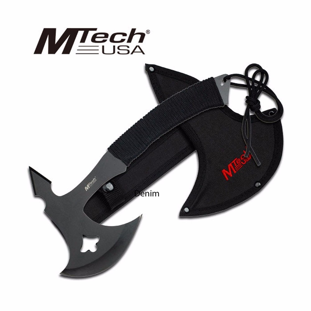 THROWING TOMAHAWK | Mtech Black Blade Survival Tactical Axe Battle Hatchet