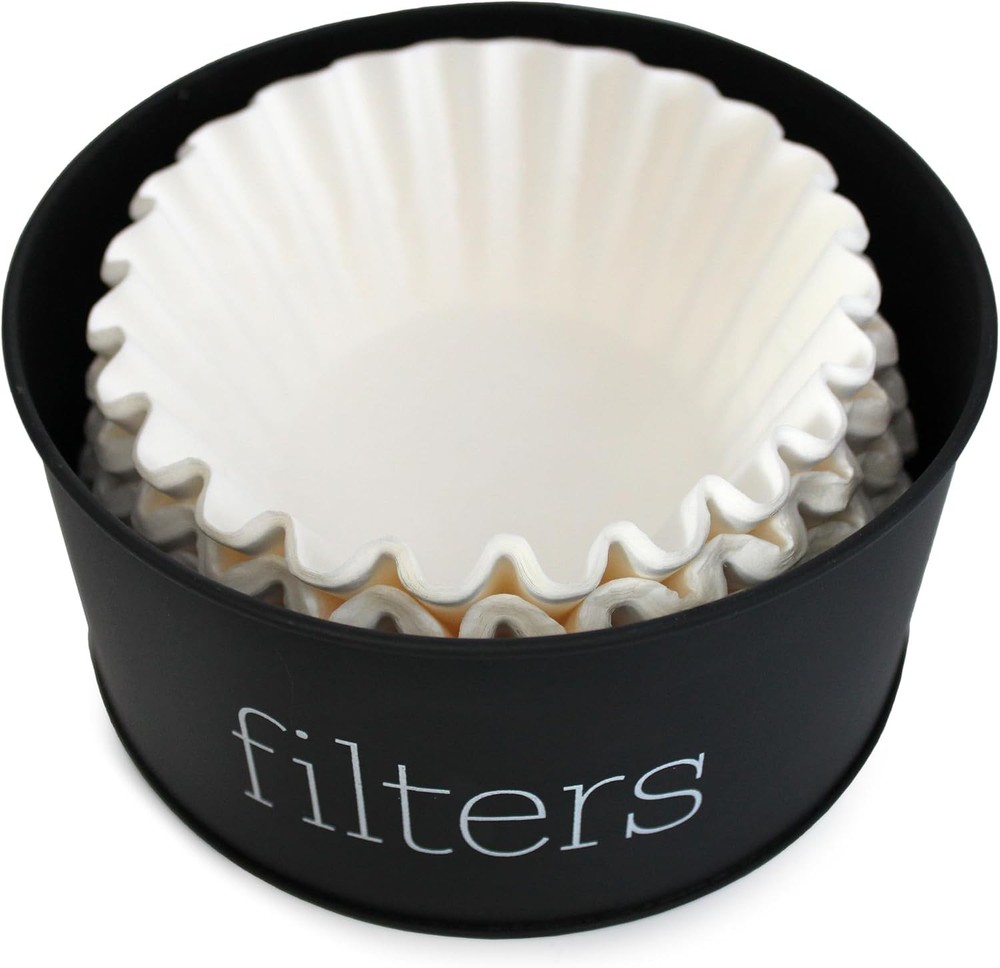AuldHome Design Basket Coffee Filter Holder Regular (basket style), Black