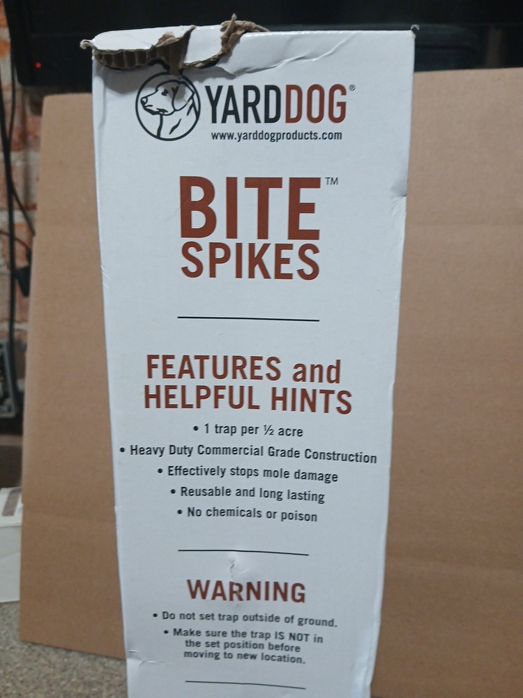 YARDDOG BITE SPIKES for mole deterrent