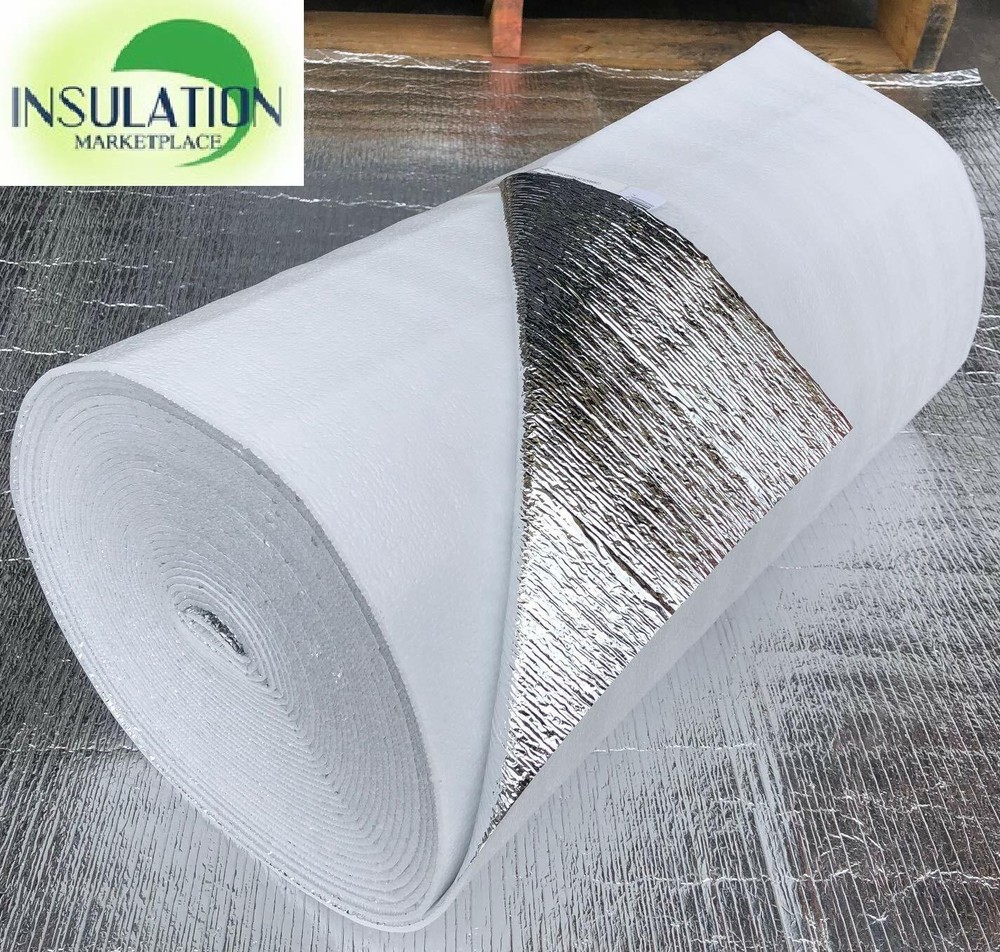 SmartSHIELD -5mm Reflective Insulation roll, Foam Core Radiant Barrier- WHITE