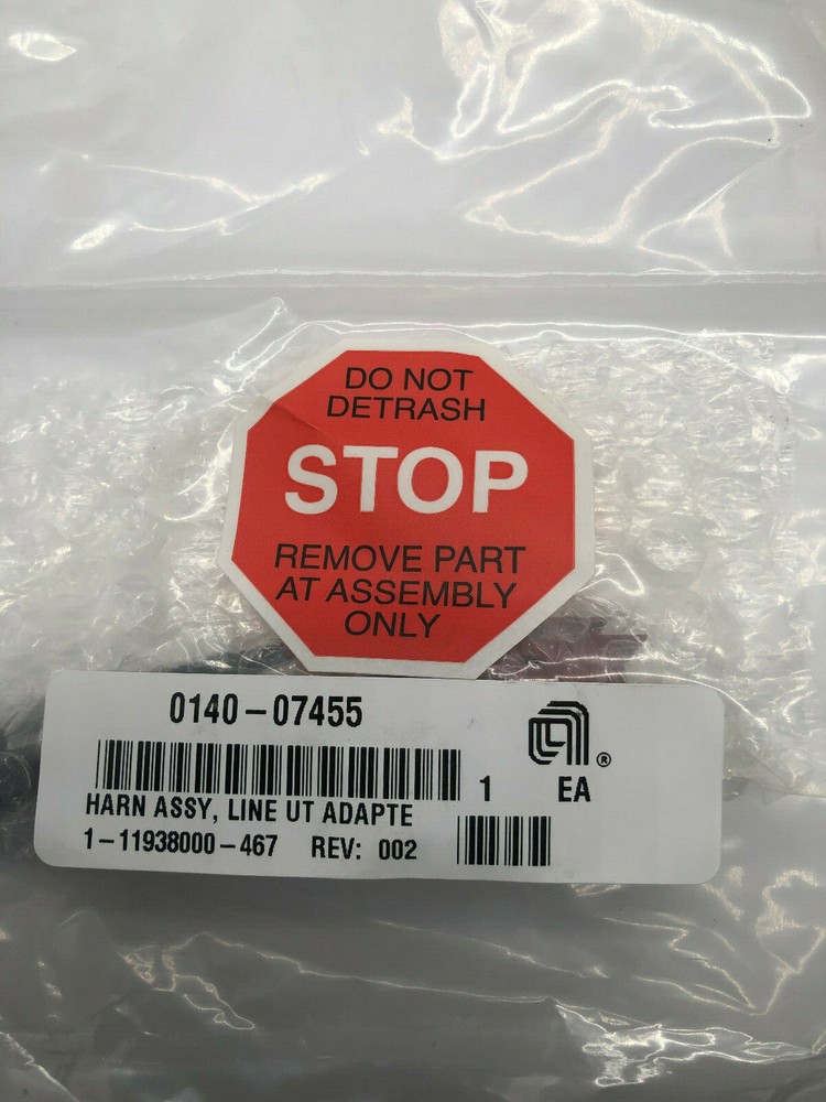 Applied Materials 0140-07455 HARM ASSY,LINE UT ADAPTE