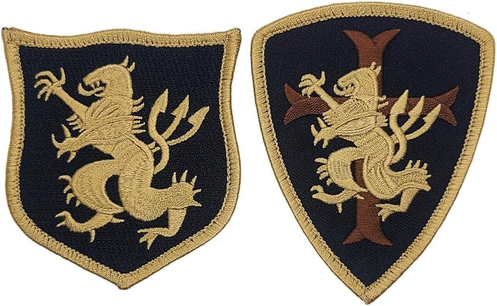 Devgru Seal Team Lion Cross Shield Morale Patch  - 2PC Bundle HOOK
