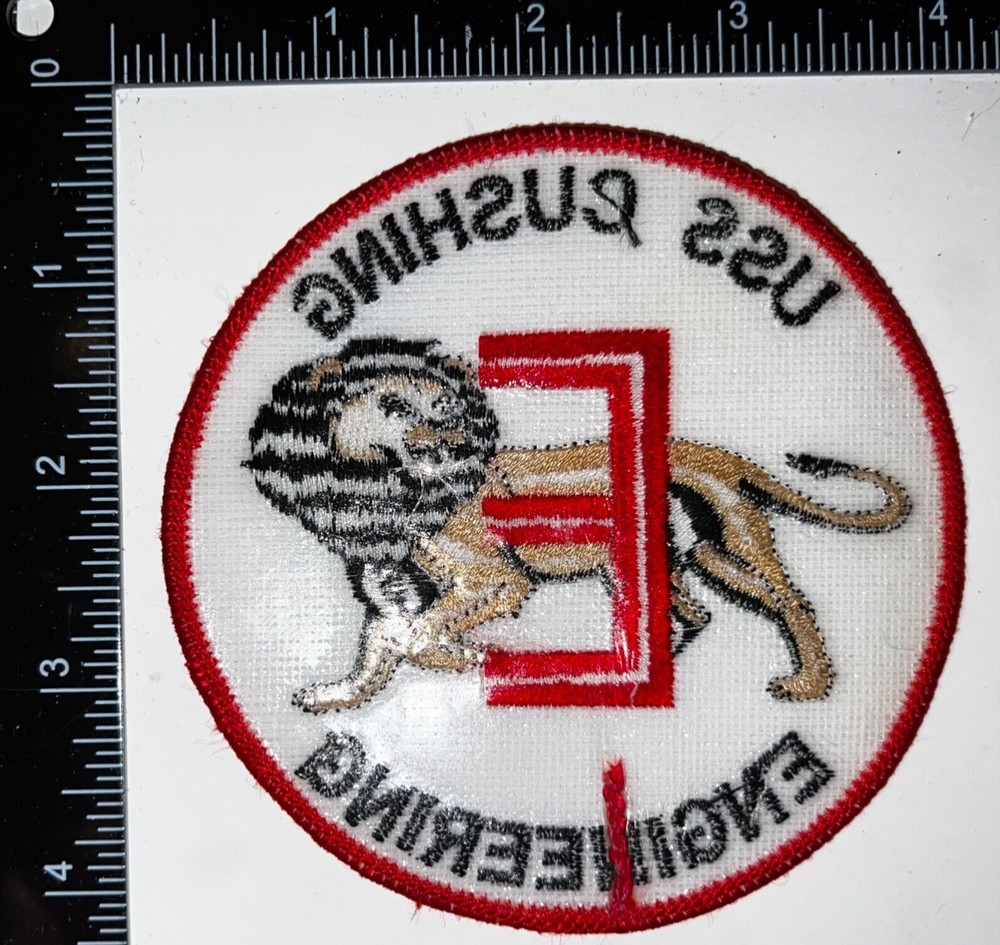 USN US Navy USS Cushing Engineering Patch