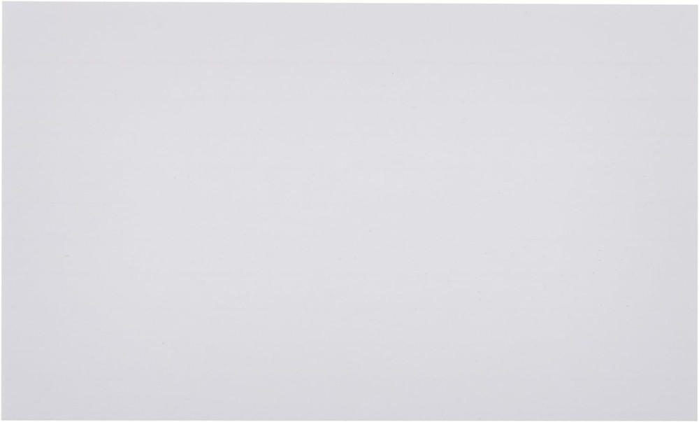 Amazon Basics Ruled Lined Index Cards, 1000 10 Pack (1000 Count), White