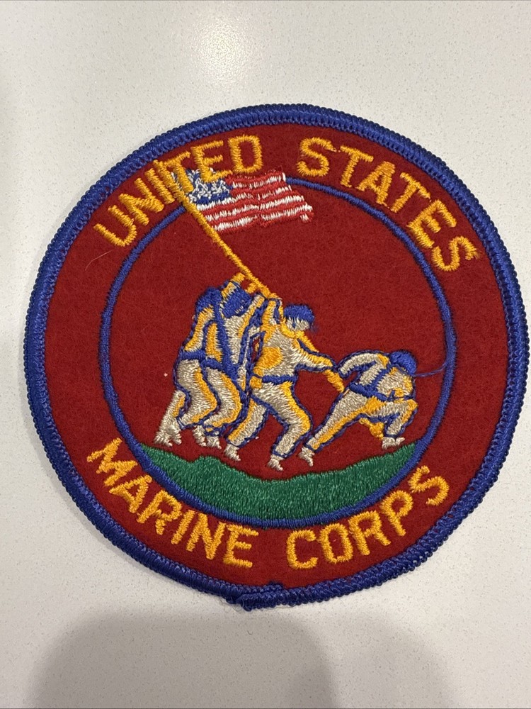 USMC Marines Squadron Patch: USMC Flag Patch