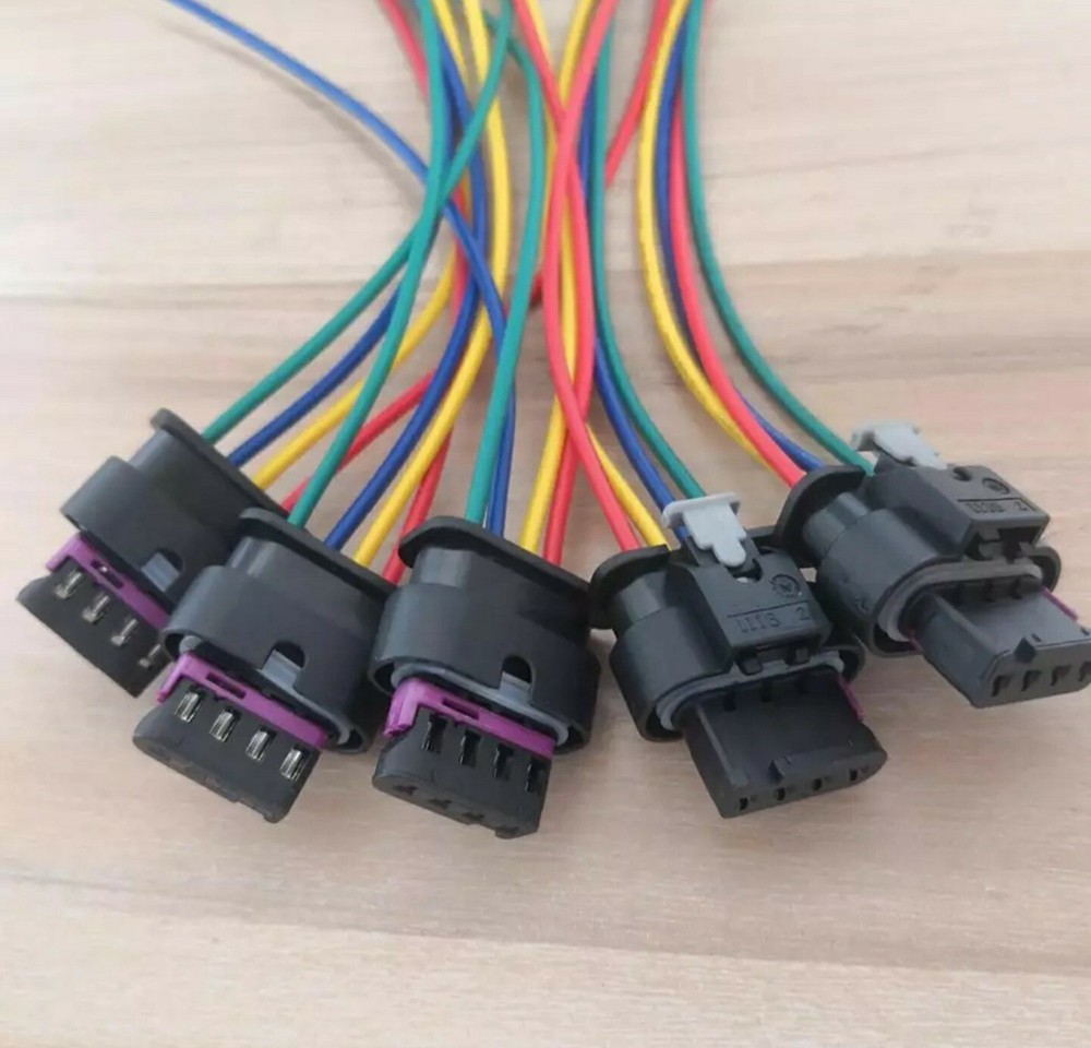 4F0973704 4-Pin MAP Sensor Connector Pigtail For 2000-2012 AUDI A4