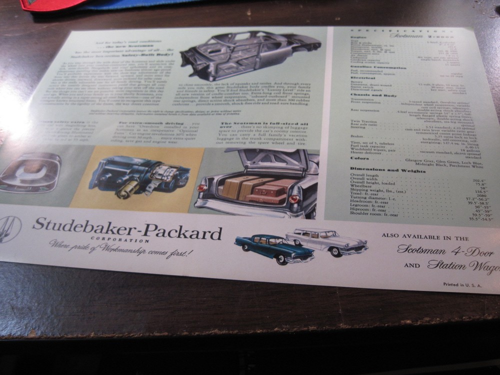 Studebaker 1958 Scotsman 2dr Brochure