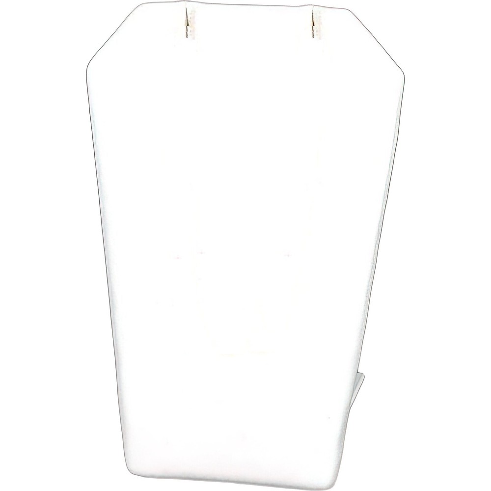 8 White Faux Leather Display Pendant Bust Risers