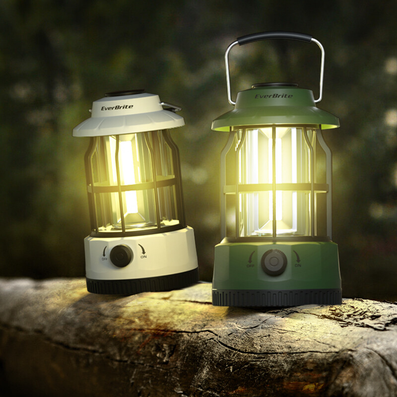 EverBrite LED Camping Lantern USB C Rechargeable Lantern Stepless Dimming Switch