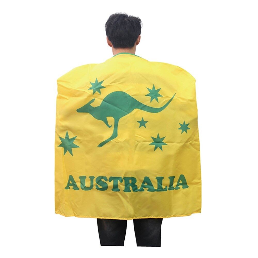 Green & Gold Kangaroo Cape