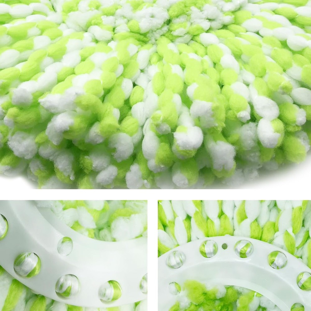 3 Pack Mop Head Replacement Compatible with Libman All-in-One Spin Mop, Micro...