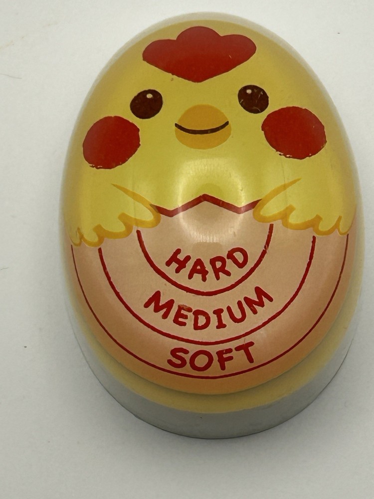 Egg Timer for Hard Boiled Eggs Soft Boiled Color Changing Indicator Chicken