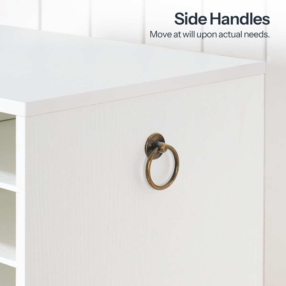 HOOBRO 12-Comp. Literature Organizer, Adjustable Office Mailbox