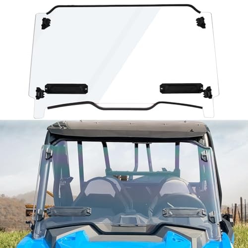 Front Windshield for RZR XP 1000, Full Clear Hard-coated PC Windshield