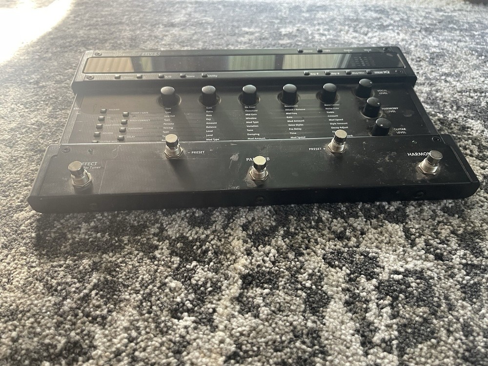 Digitech Vocalist Live 5 Harmony Multi Vocal Effect Processor Pedal + PSU