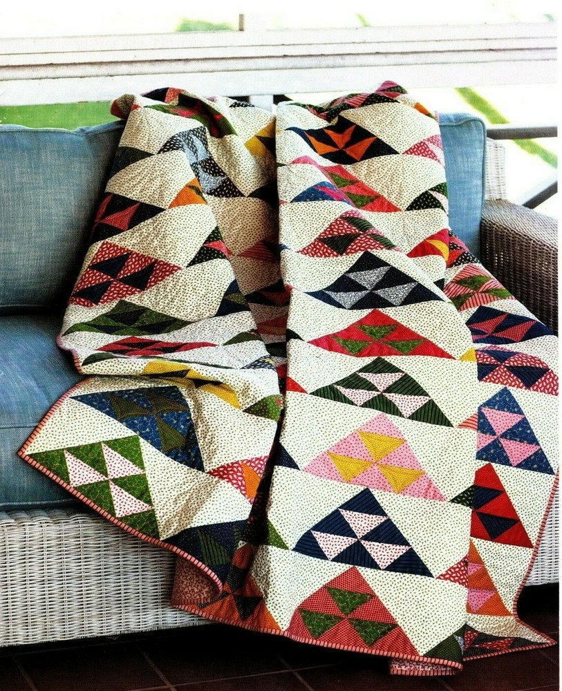 Pomegranate Mountain Quilt Pattern Pieced SM