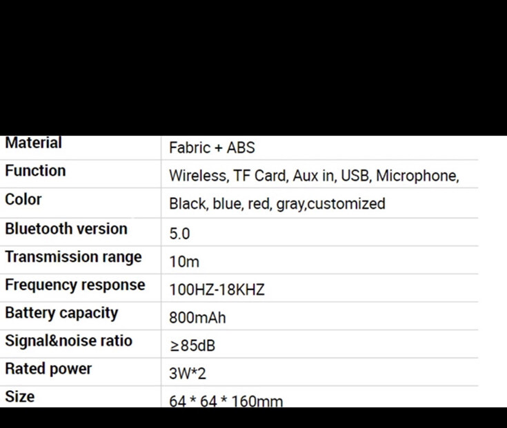 TG bluetooth speaker