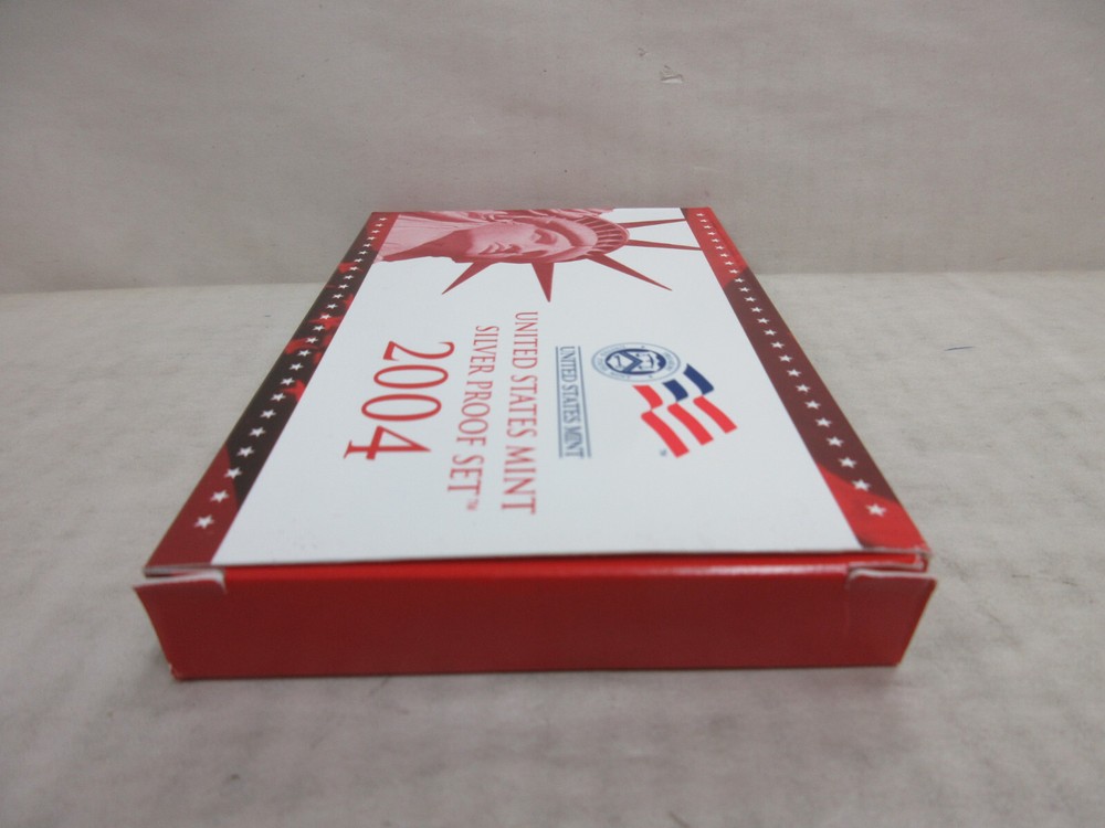 EMPTY PACKAGING Box Lenses & COA for 2004 United States Mint Silver Proof Set