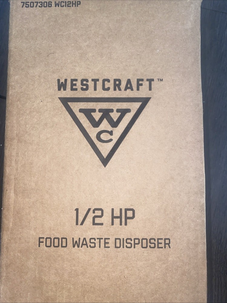 Westcraft 1/2 HP Food Waste Disposer Garbage Disposal
