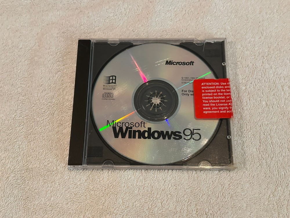 Windows 95 Companion Disc CD 1995 VTG Software