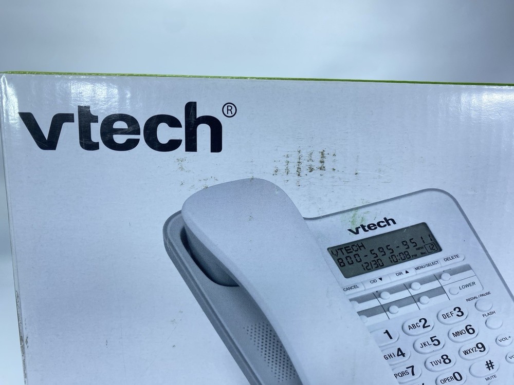 VTech CD1153 Corded Speakerphone With Caller ID White