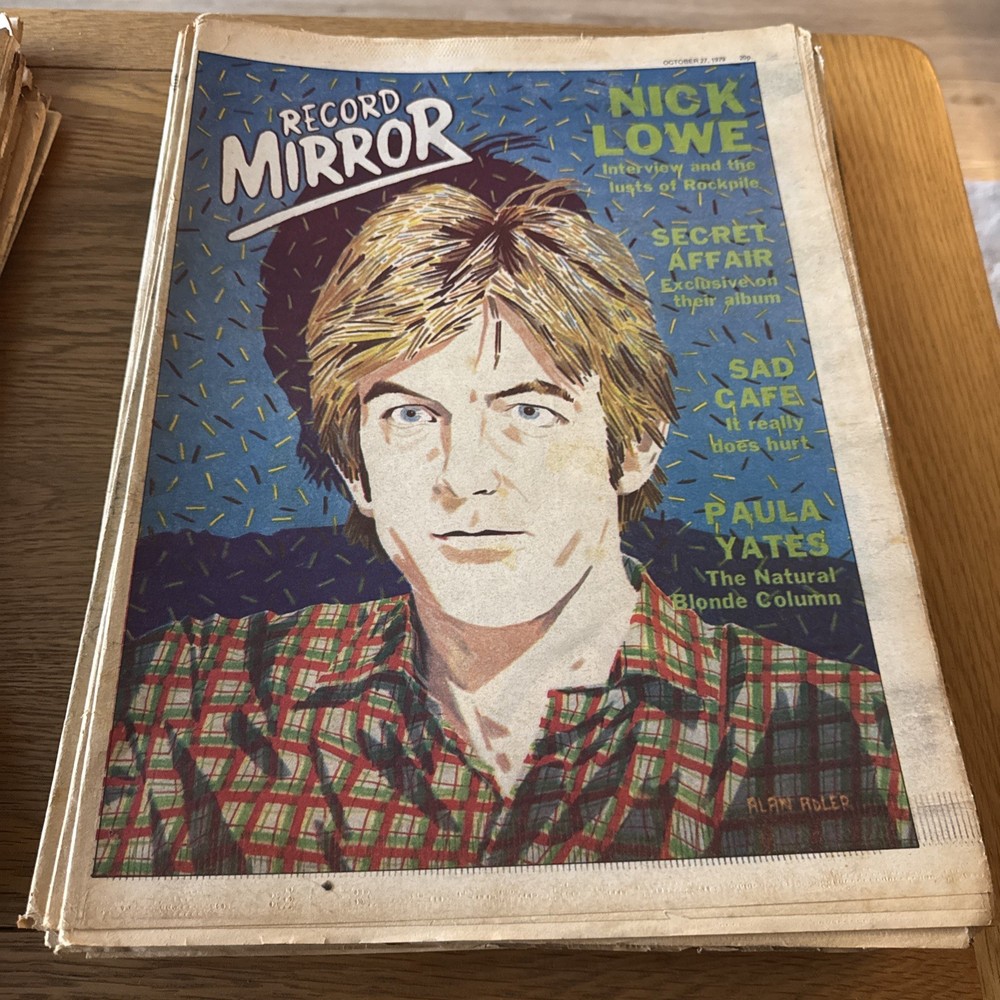 Record Mirror - October 27th 1979 - Nick Lowe Front Cover