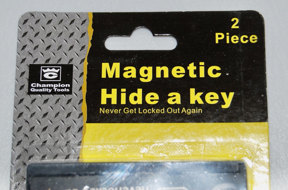 New Champion Quality Tools 2-PC Magnetic Hide a Key Black Box