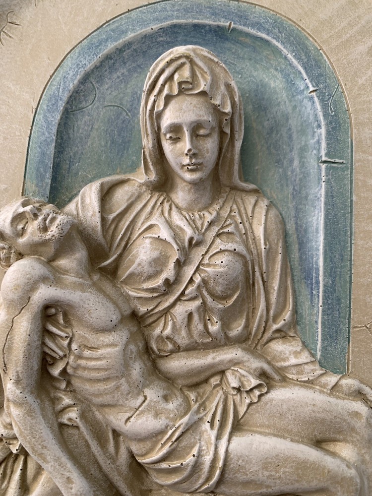 Pieta Lunette Wall plaque