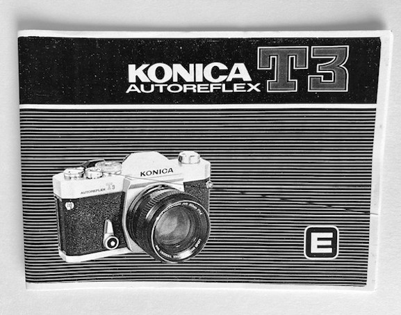 Konica Autoreflex T3 Instruction Manual Reprint