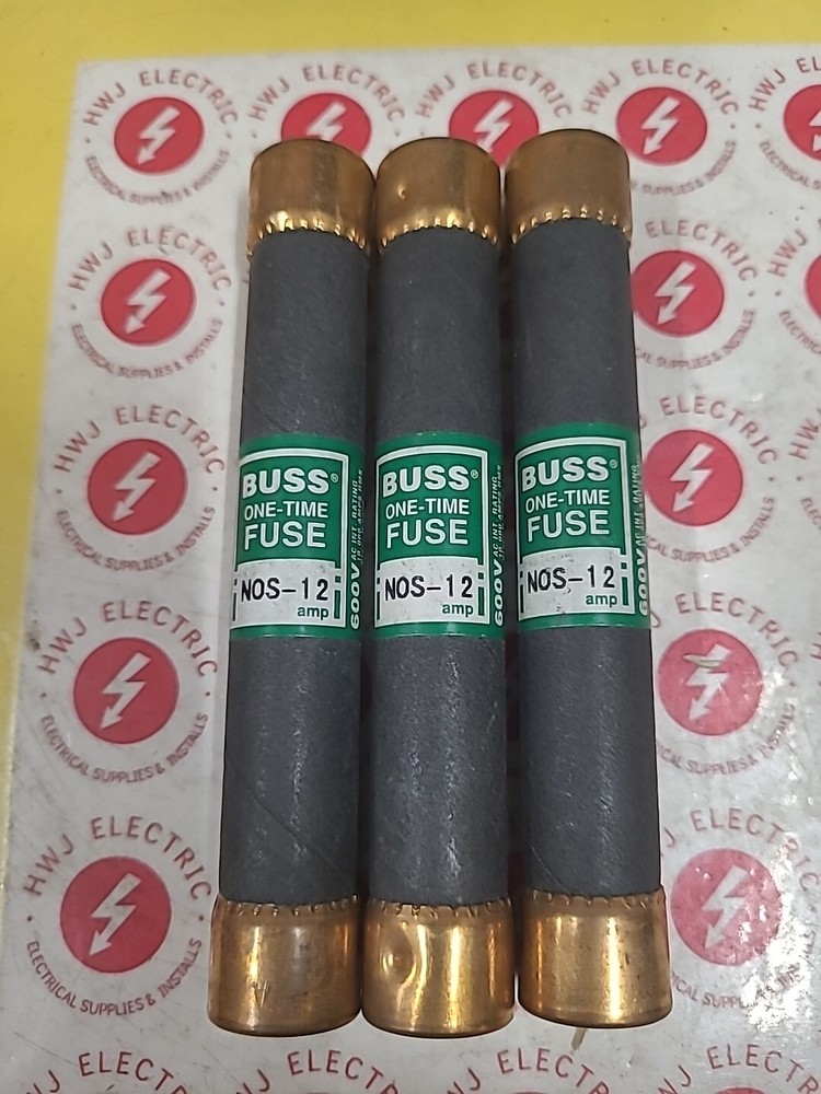 COOPER BUSSMANN NOS-12 FUSE, BUSS ONE TIME