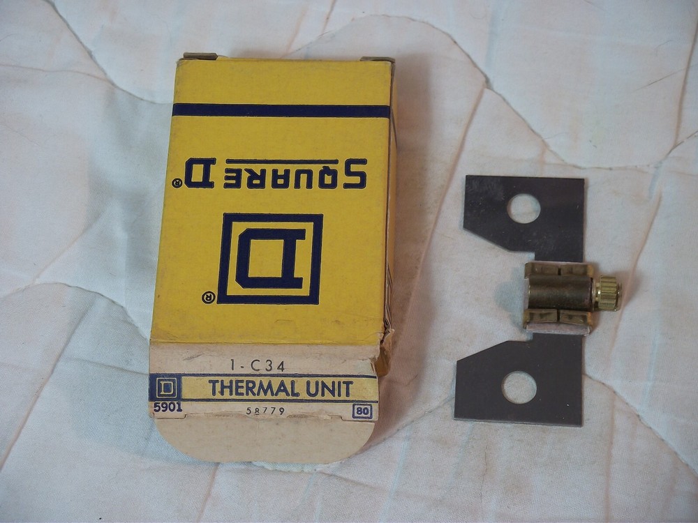 NIB Square D C34 Overload Relay Thermal Unit