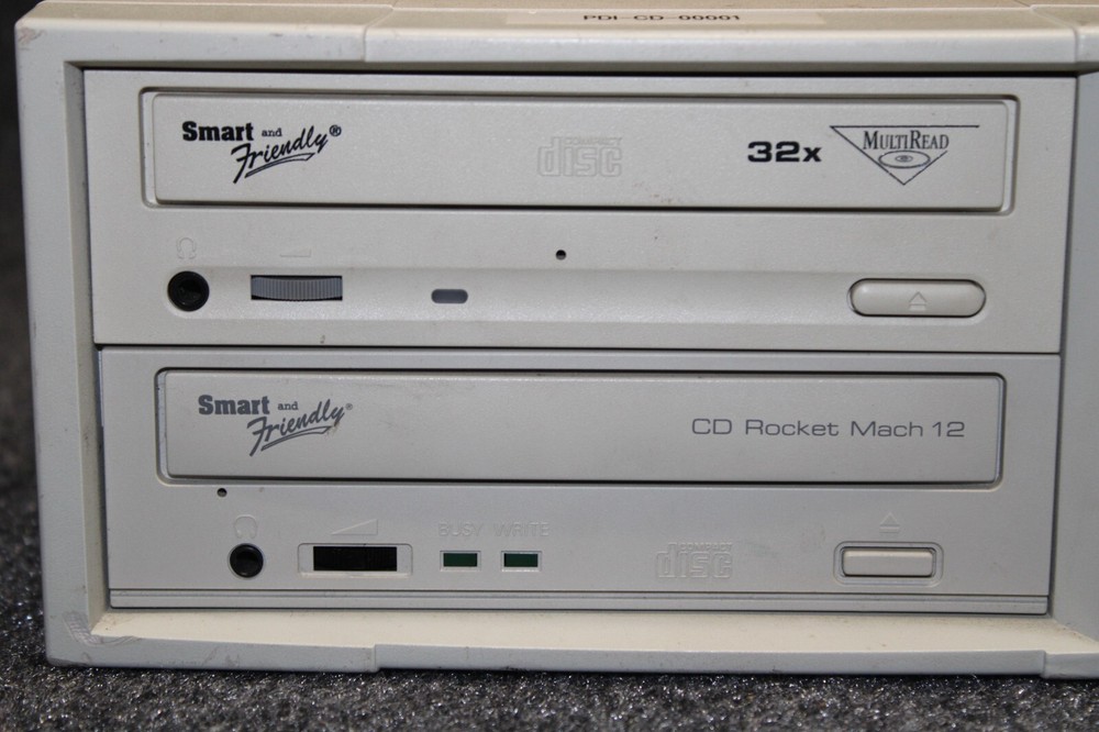 RARE Smart & Friendly CD Copy Rocket Duplicator Stand Alone 12X Mach 12 Parallel