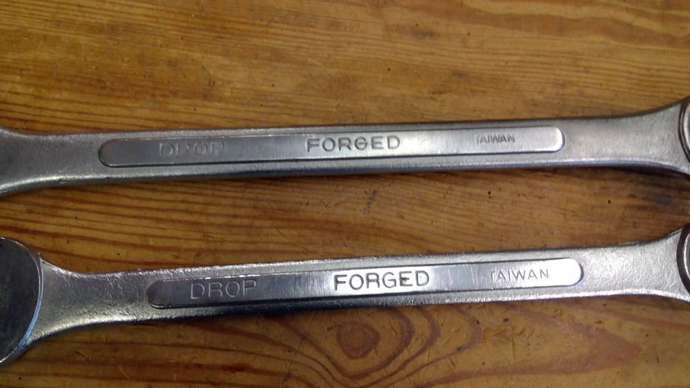Allied 1" & 1 1/8"" Combination Wrenches Drop Forged Tools Taiwan