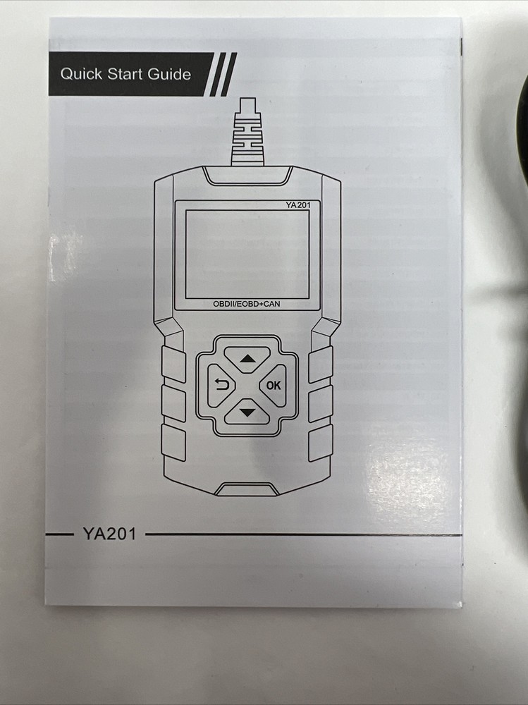 EDIAG YA201 OBDII Enhanced Check Engine Code Scanner for cars 1996 & newer