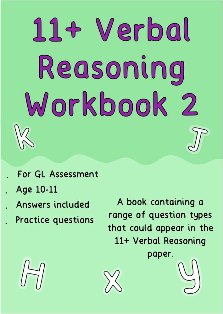 Eleven Plus (11+) Verbal Reasoning Workbook 2 for GL Assessment