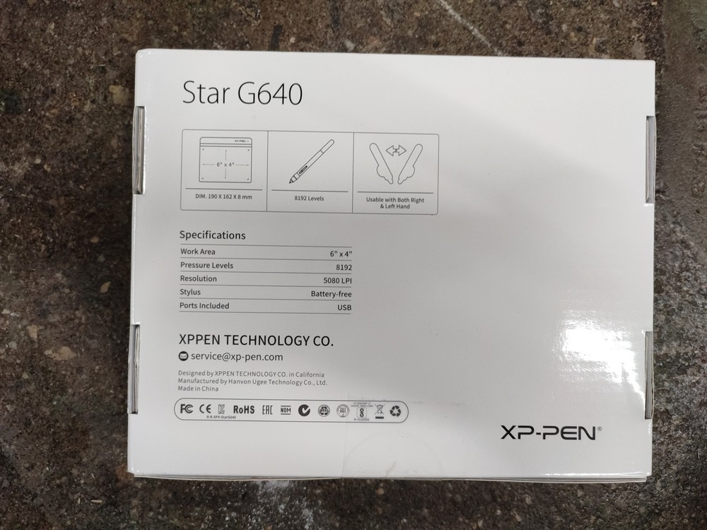 XP-Pen Star G640 Graphics Drawing Tablet Chromebook Supported USB