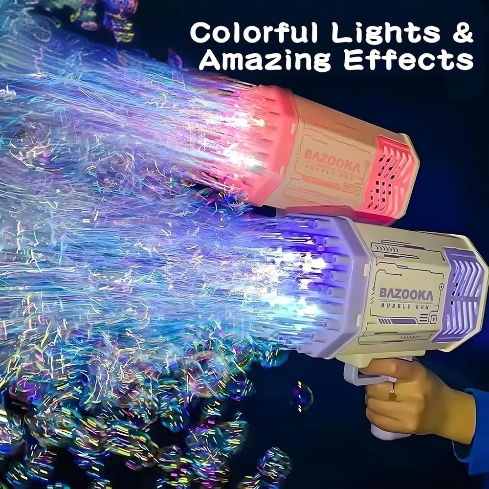 Fun Bubble Gun Toy with Thousands Bubbles