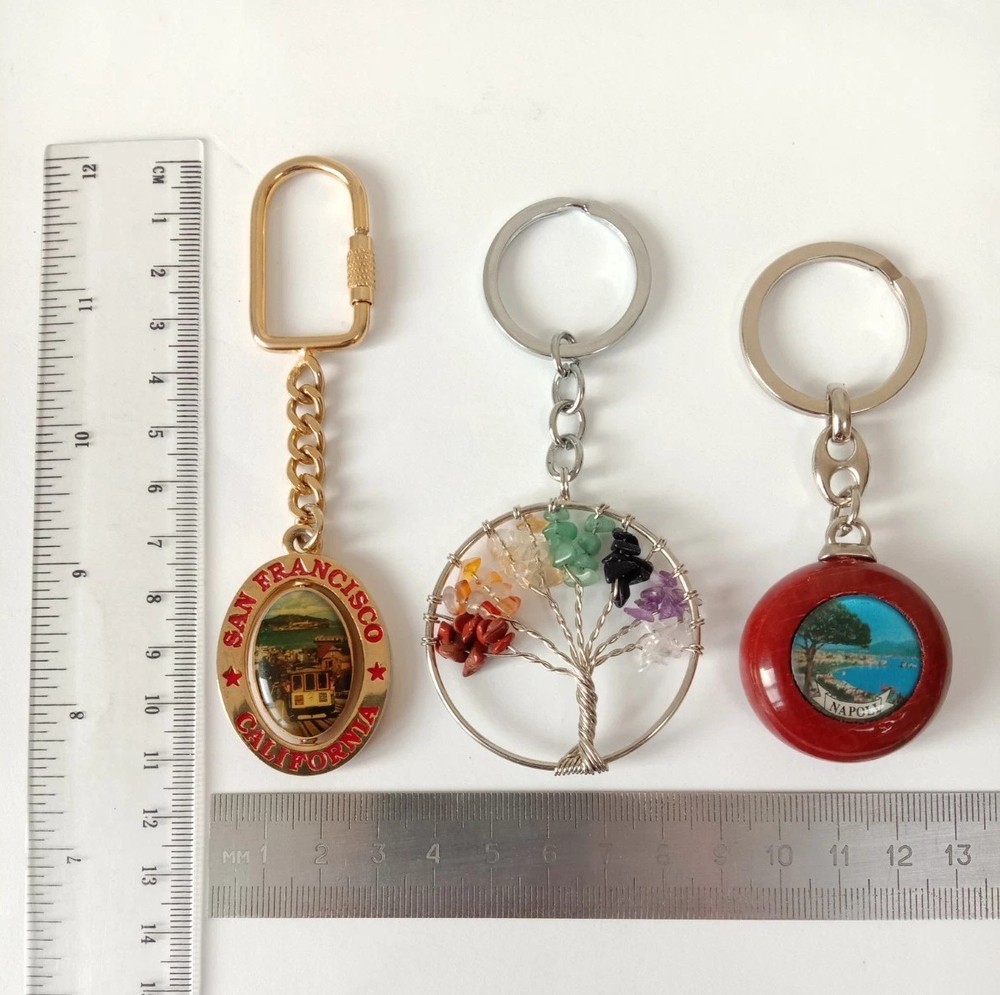 Beautiful keychains, 3 different pieces