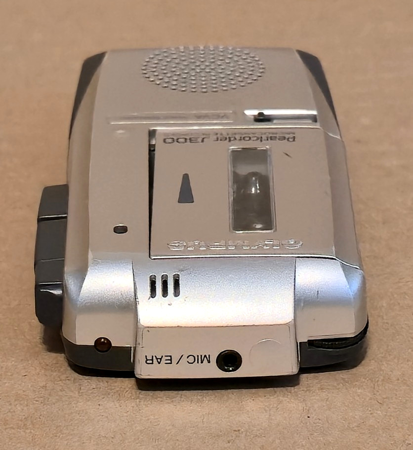 Olympus Pearlcorder J300 Microcassette Recorder Tested & Works