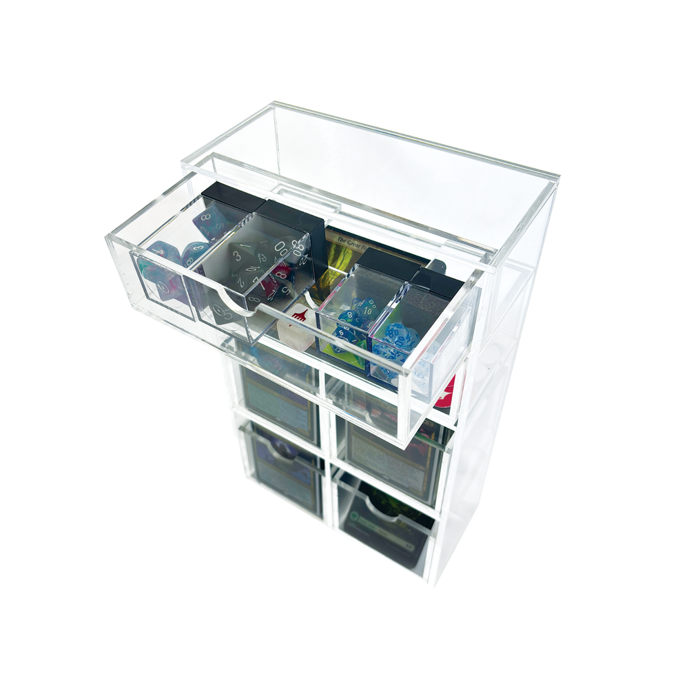 Deck Drawer/Holder for Magic the Gathering Commander decks