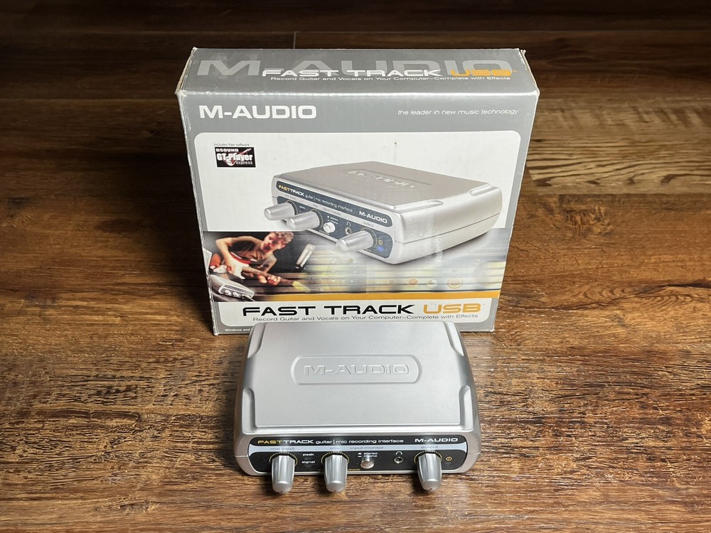 M-Audio Fast Track USB Mac or Windows WORKING COMPLETE