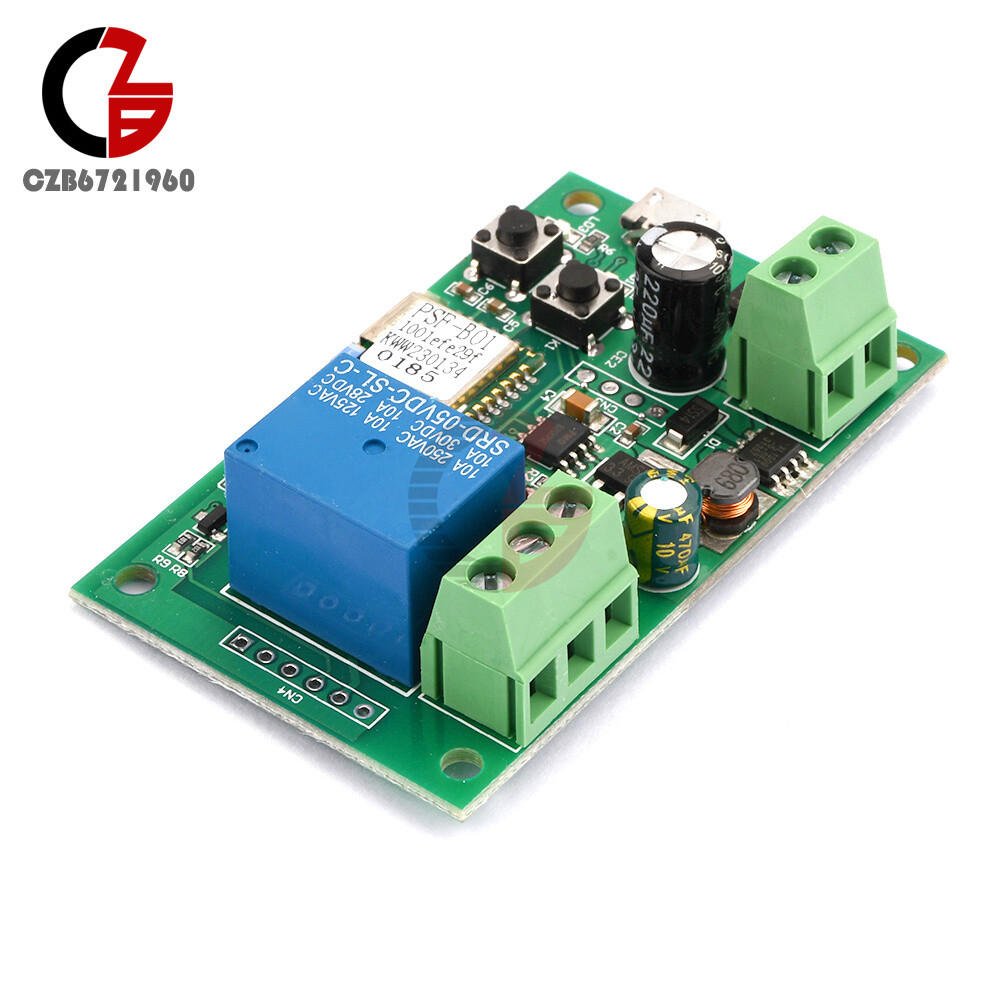 DC 5-12V Self-locking WiFi Wireless Smart Switch Home Relay Module