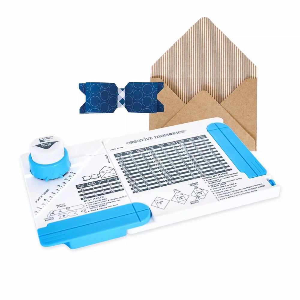 Creative Memories Envelope & Bow Creator Tool New, Never Used In Box