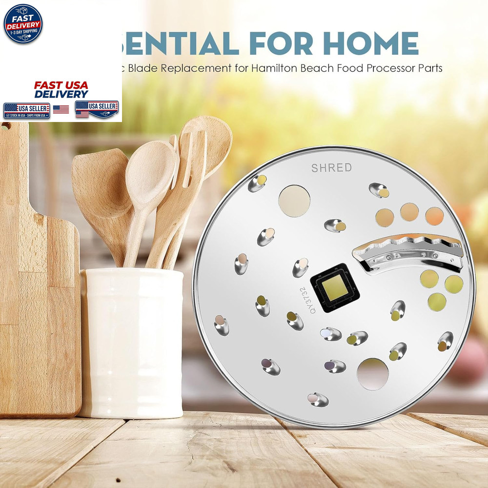 Slice Shred Disc Blade Replacement for Hamilton Beach Food Processor Compatible