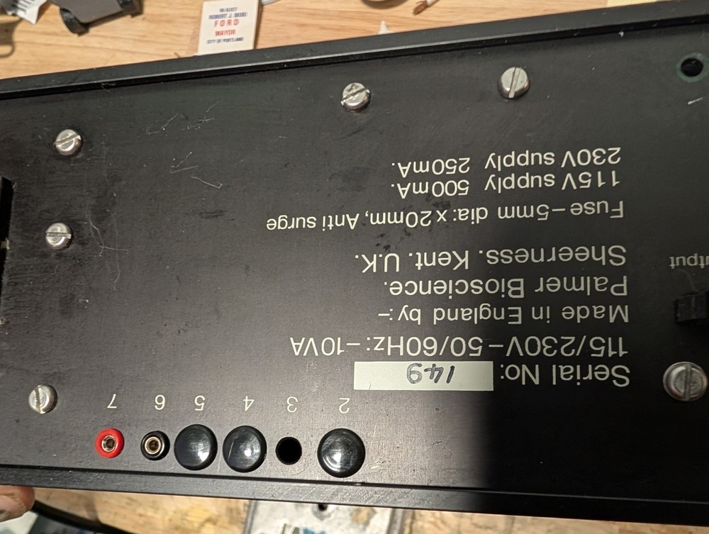 Palmer 132 Bioscience Signal Amplifier