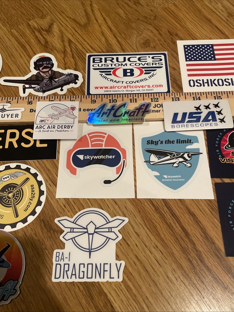 Aviation Sticker Lot