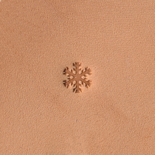 Snowflake 3 E395 Leather Stamp
