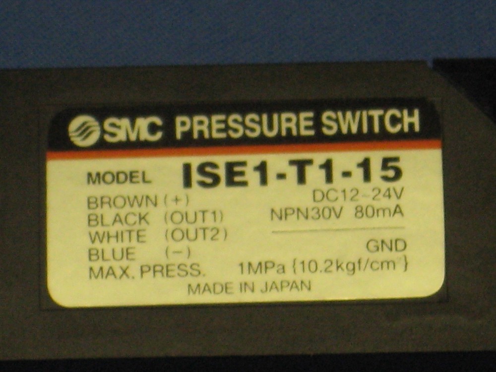 SMC Pressure Switch ISE1-T1-15